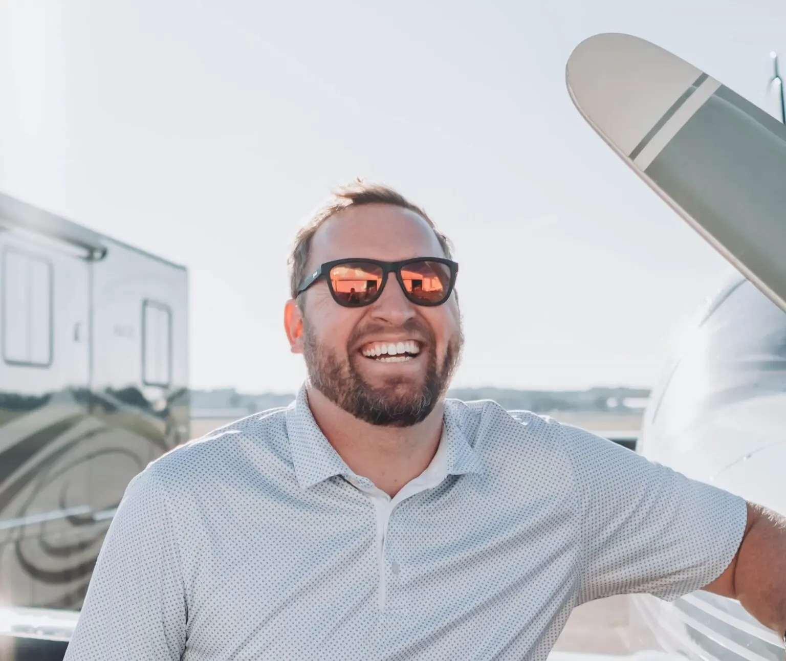 Instructor smiling