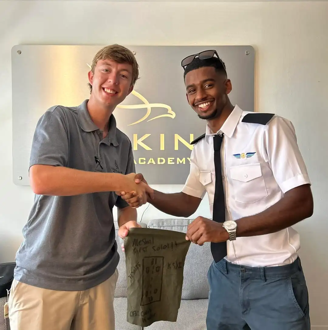 Daily flight school operations and student activities at Hawkins Flight Academy