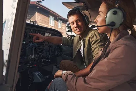 Certified Flight Instructor holding certificate