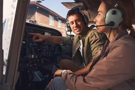 Certified Flight Instructor holding certificate