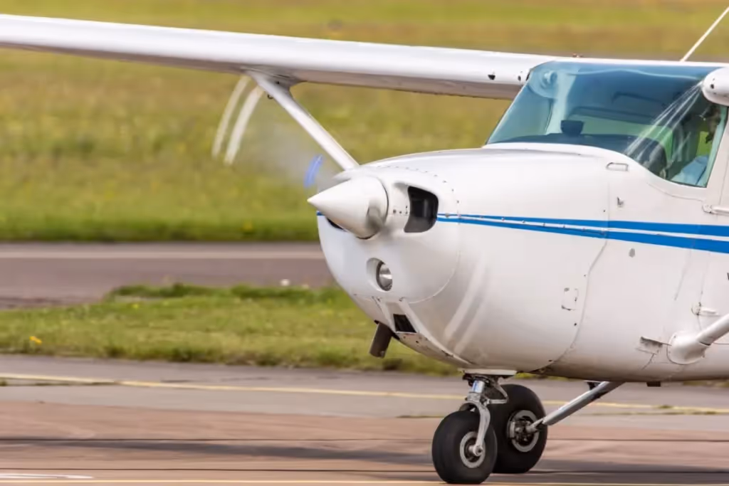 Student pilot reviewing scholarship applications