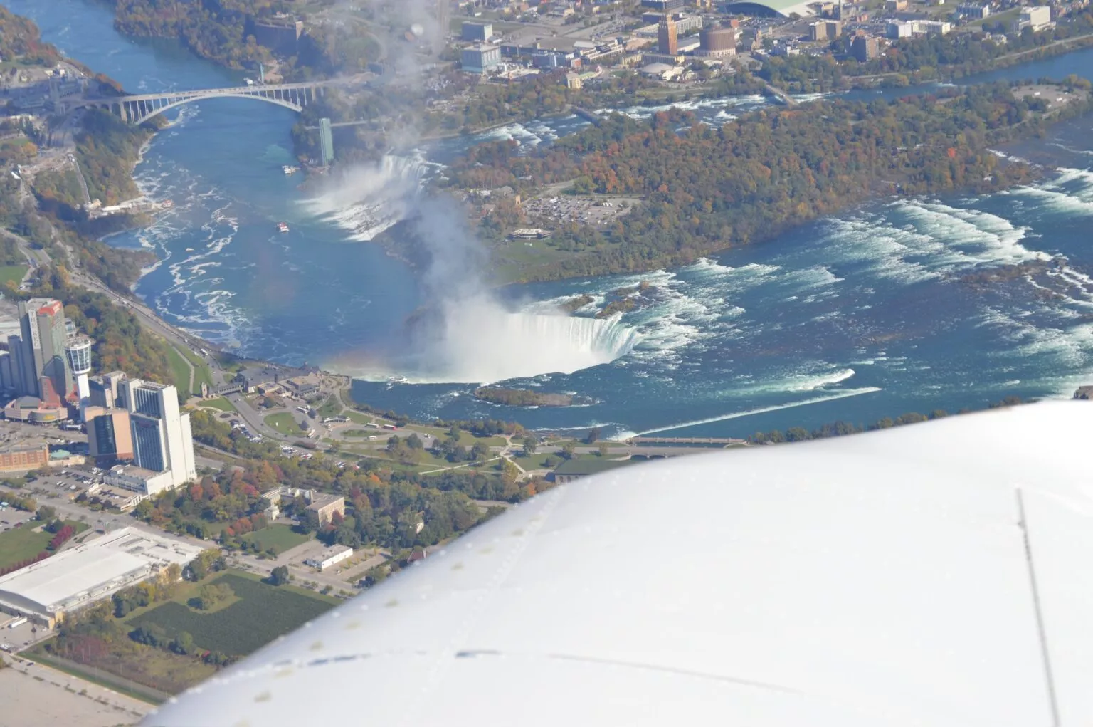 Flying Over Niagara Falls & the Return Home