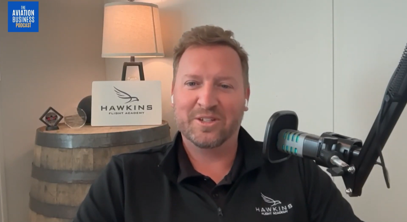 Screenshot of Matt Wilkins, Hawkins co-founder and COO, discussing MOSAIC rules and flight training